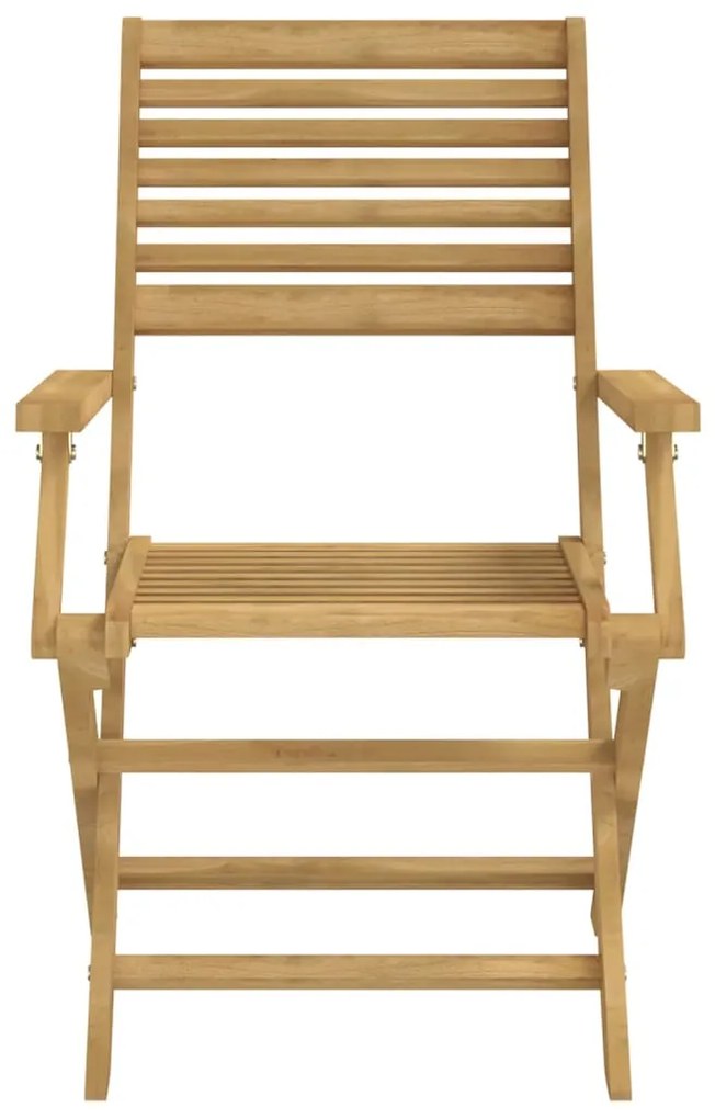 Cadeiras jardim dobráveis 6 pcs 54,5x61,5x86,5 cm acácia maciça
