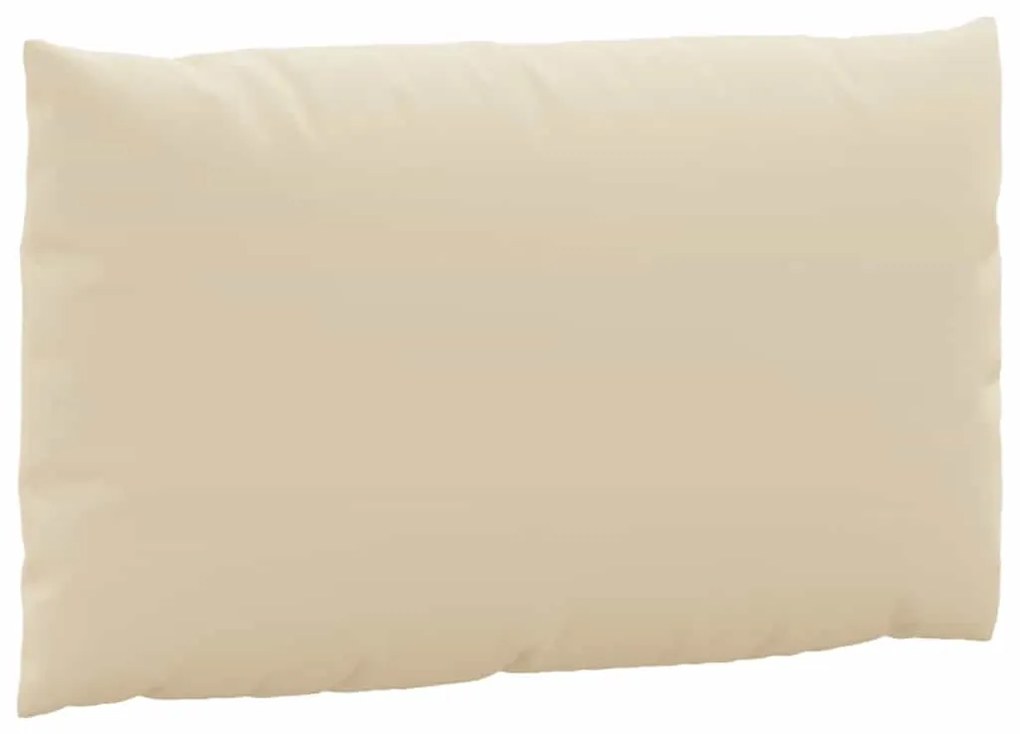 Almofadões para paletes 3 pcs tecido oxford bege