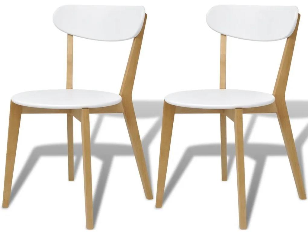 Cadeiras de jantar MDF e madeira de bétula 2 pcs