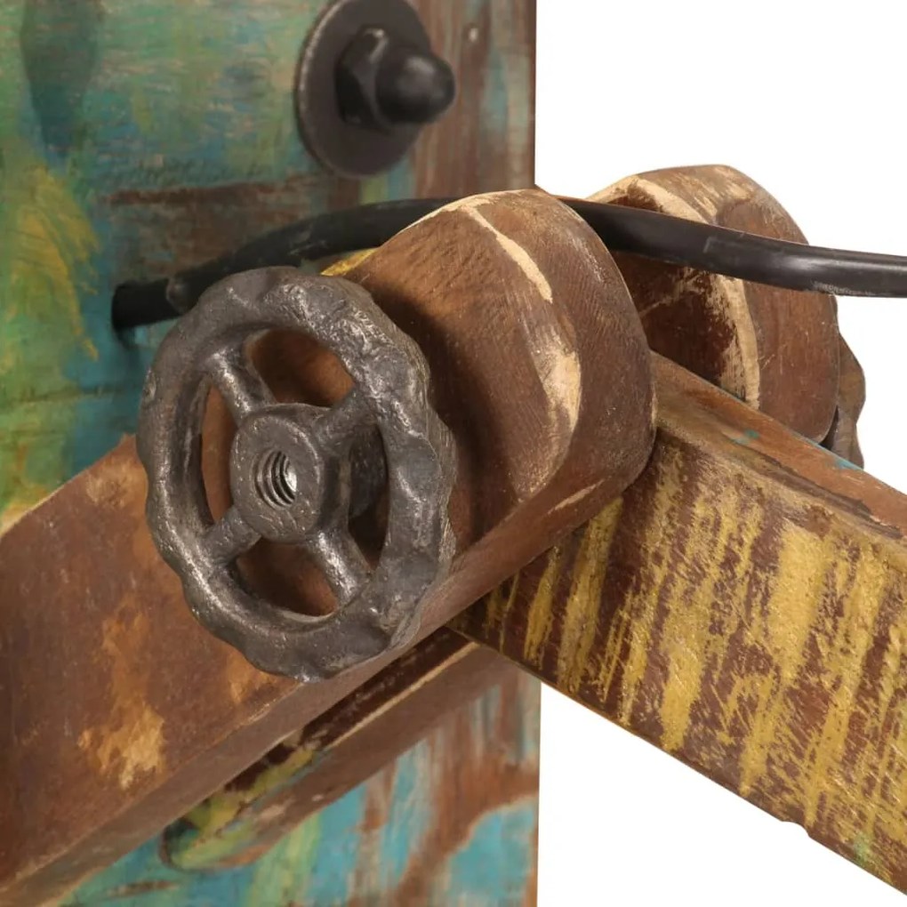 Candeeiro de parede redondo estilo industrial E27 multicor