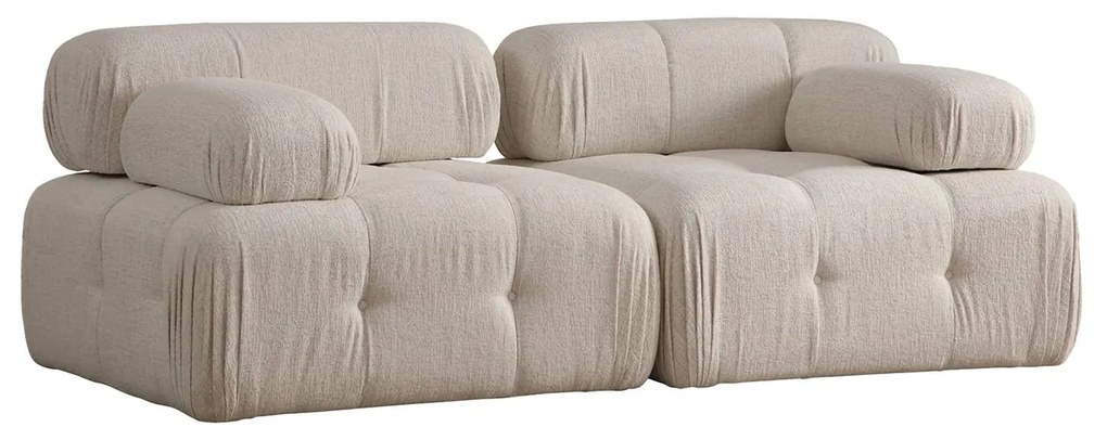 Sofá de 2 Lugares Doblo – Creme – 200 cm x 100 cm x 80 cm