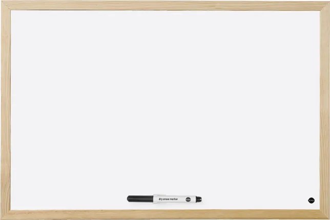 Quadro Branco Budget com Moldura em Pinho 60x90cm
