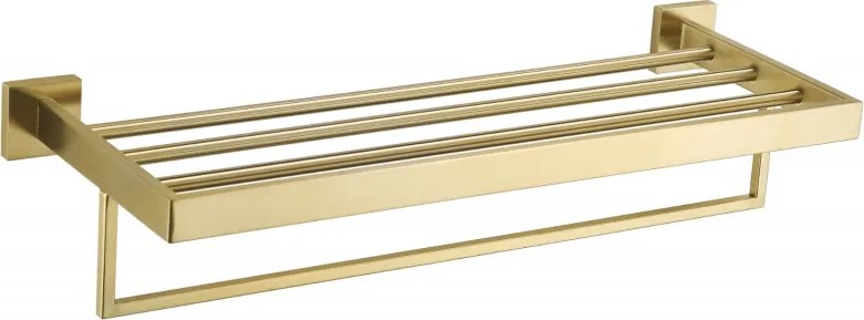Mexen Vox prateleira para toalhas, dourada - 707020-55