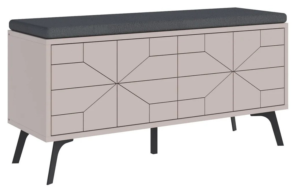 Armário Multiusos Berlin A – Nogueira e Creme – 60x200x35 cm