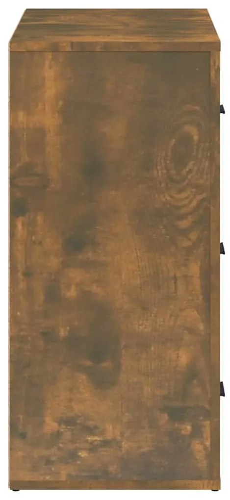 Aparador 80x33x70 cm madeira processada carvalho fumado