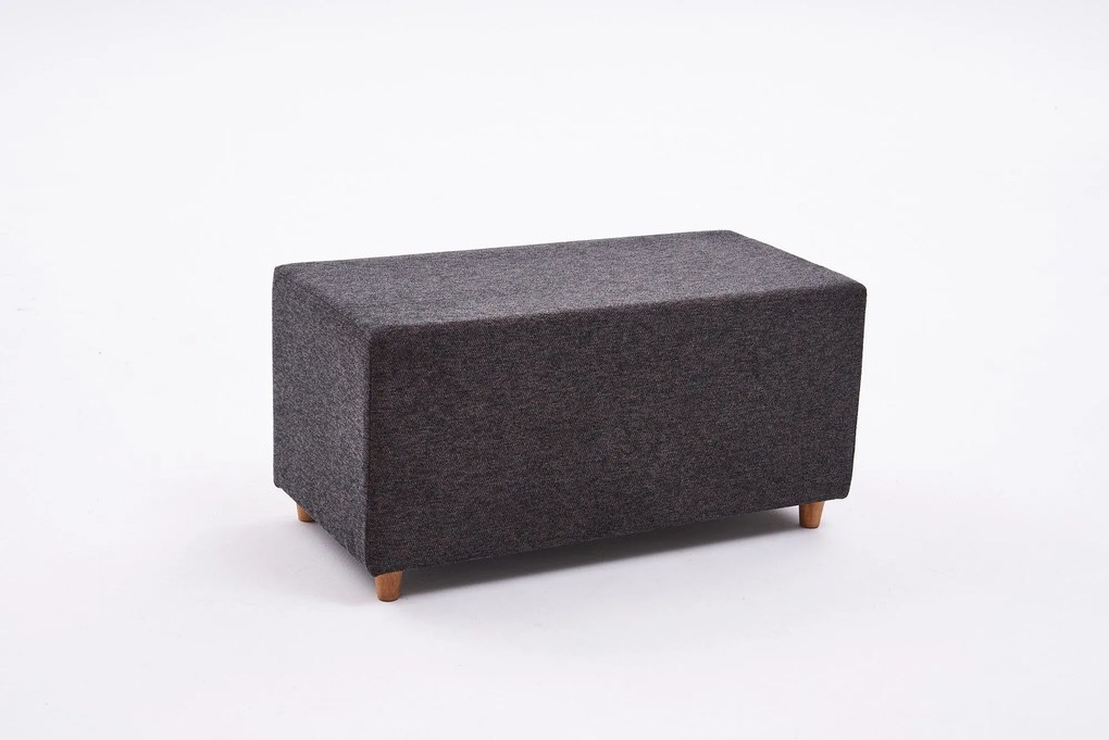 Pouffe Genma Gabbana – Anthracite Copper – 80x40x40 cm