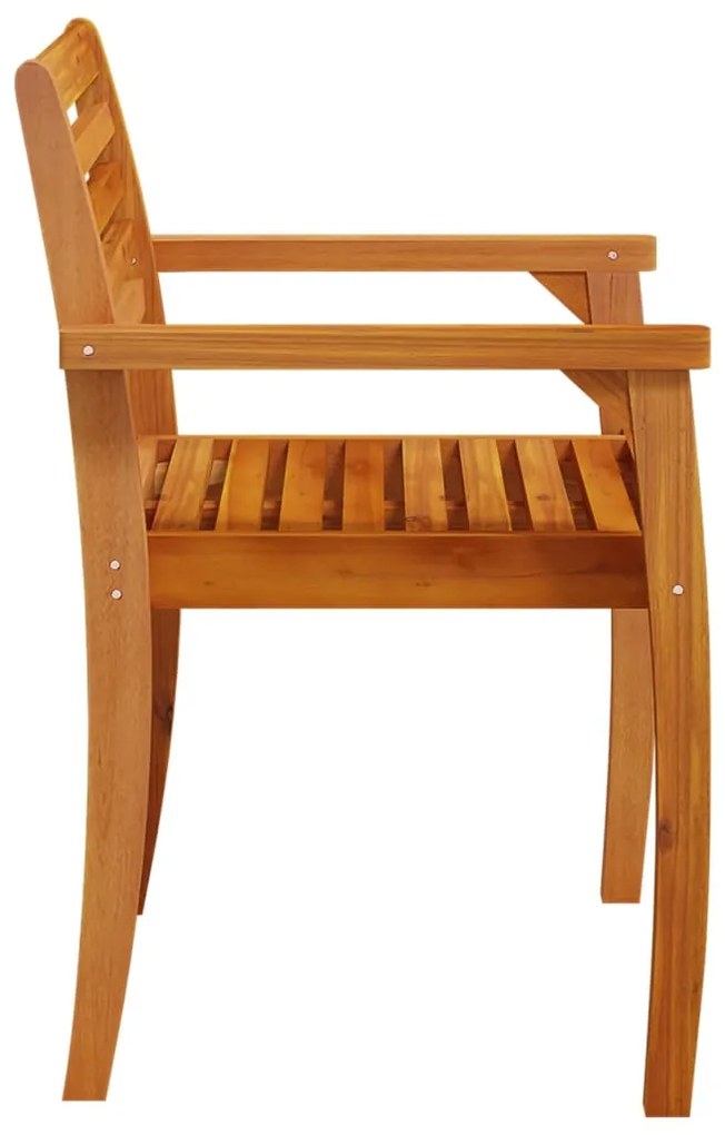 Cadeiras de jardim 8 pcs 59x55x85 cm madeira de acácia maciça