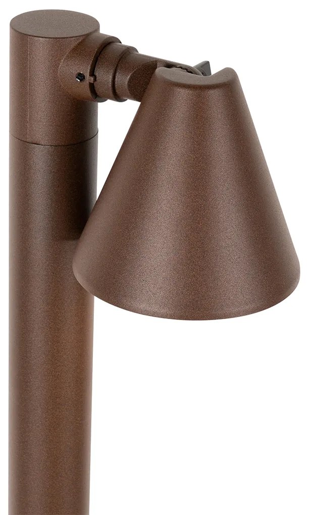 Candeeiro de exterior moderno castanho ferrugem 100 cm IP44 ajustável - Ciara Moderno