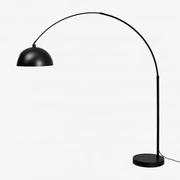 Luminária De Chão Externa De Ferro Diala Preto & 240 X 200 Cm - Sklum