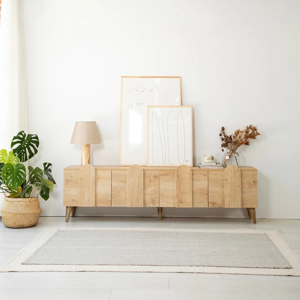****
Móvel TV New Line – Carvalho – 180 cm x 50 cm x 35 cm
**