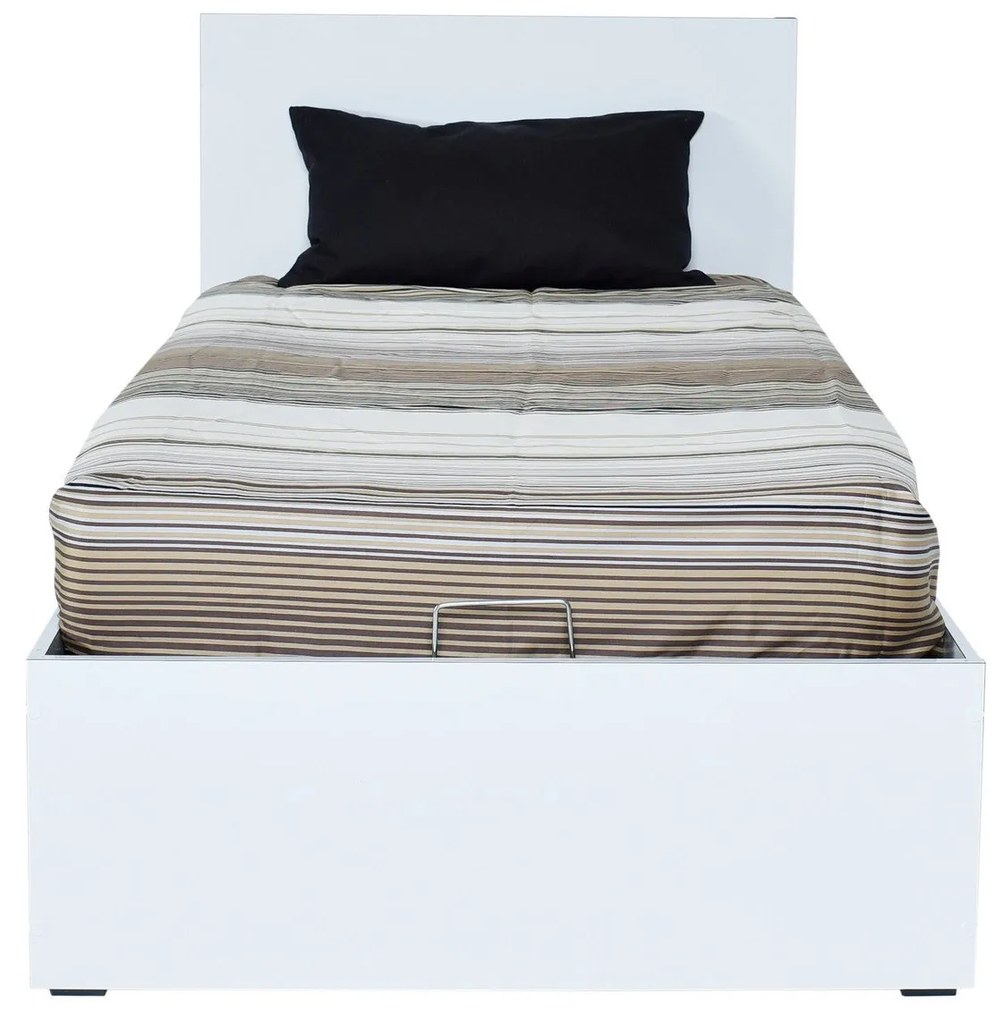 Estrutura de Cama Hidráulica/Otomana "President" - 90x190 cm - Branco