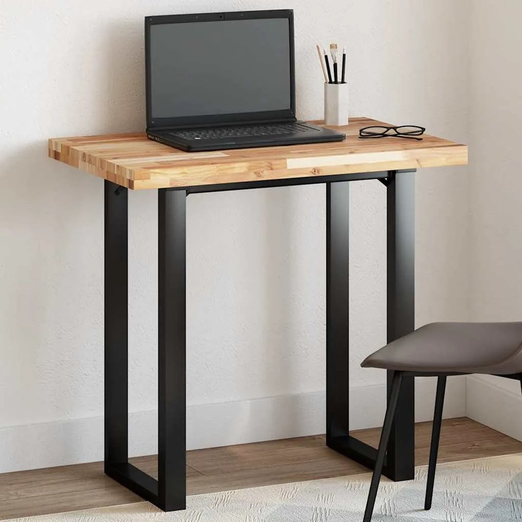 vidaXL Tampo de mesa retangular 60x50x4 cm madeira de acácia maciça