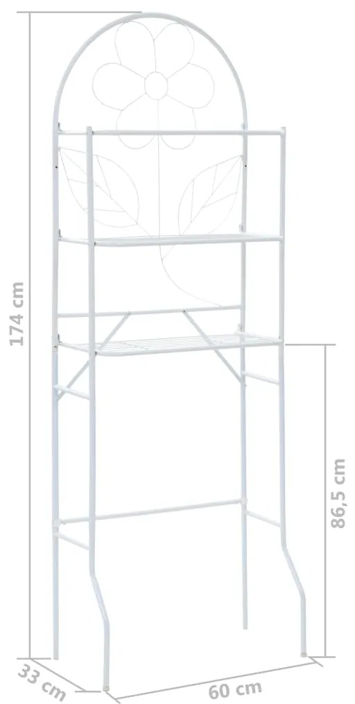 Toalheiro branco 60x33x174 cm