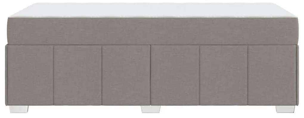 Estrutura da Cama Cinzento-acastanhado 90 x 190 cm tecido