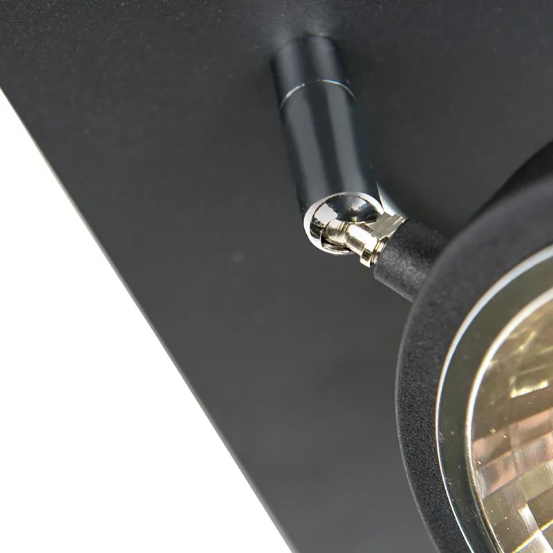 Projetores de design preto 2-luzes ajustáveis - Nox Moderno