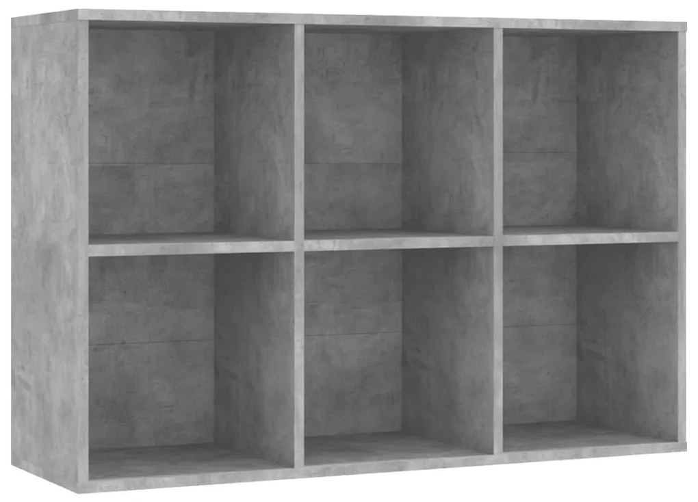 Estante/aparador 66x30x98 cm contraplacado cinzento cimento