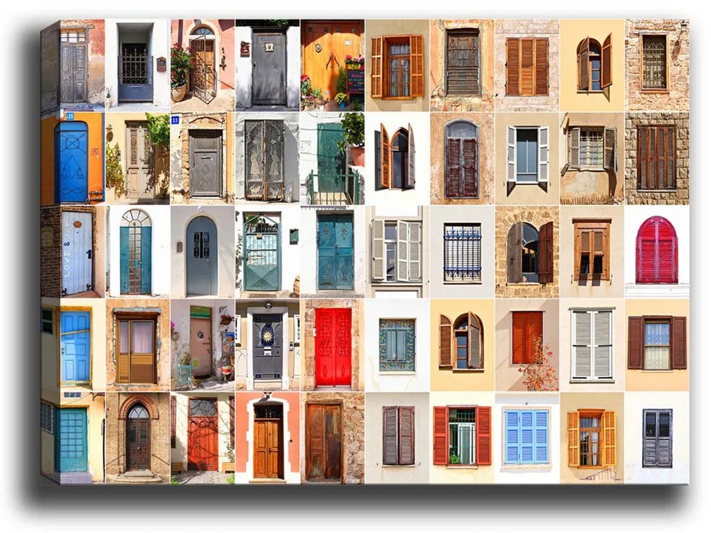 Pintura Decorativa em Tela 156842897 – Multicolor – 70 x 100 cm