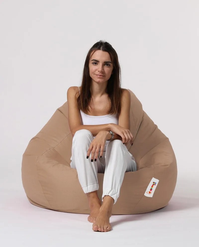 Puff de Jardim Premium XXL – Vison – 130x115x39 cm | Tribo Home