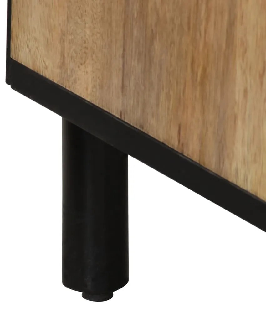 Móveis de apoio 2 pcs 60x33x75 cm madeira de mangueira maciça