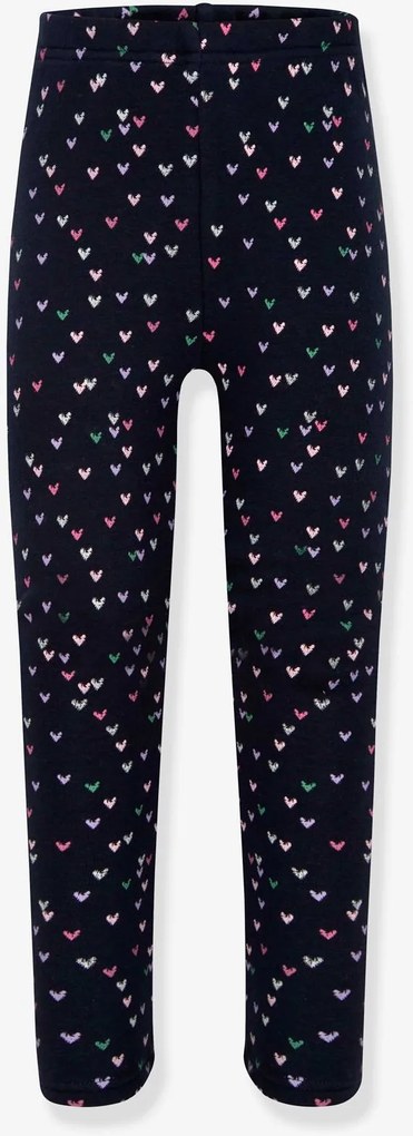 Leggings térmicos Happy Girls corações para menina marinho