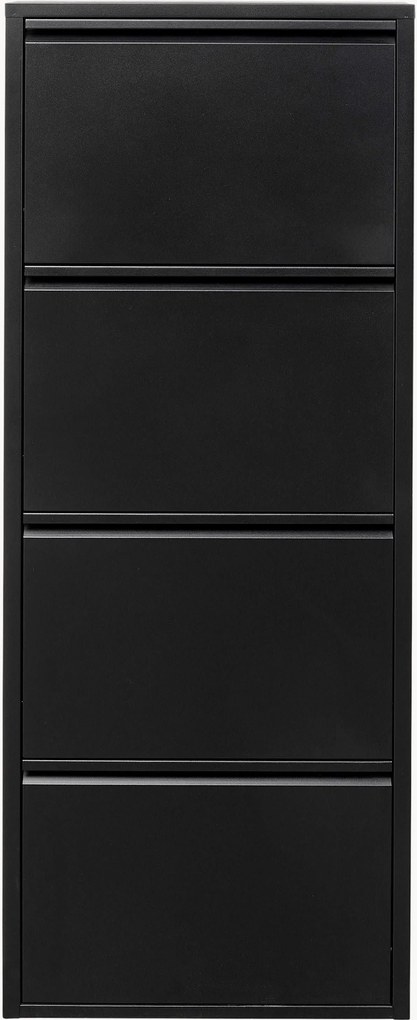 Sapateira de parede com compartimentos rebatíveis Caruso