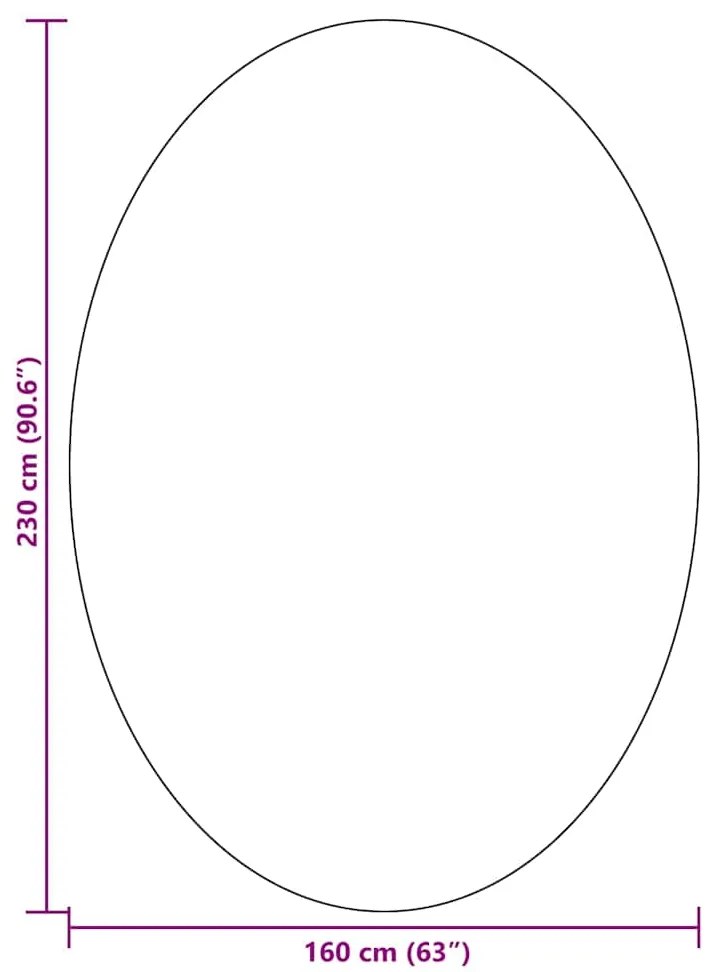 Tapetes Creme 160 x 230 cm Lã