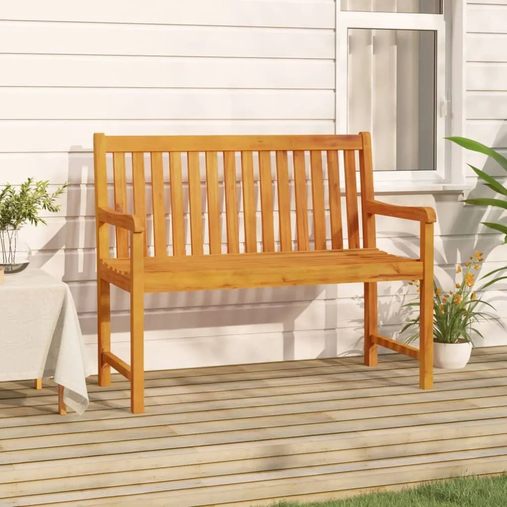 316610 vidaXL Banco de jardim 110 cm madeira de acácia maciça