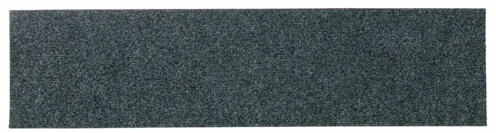 Tapetes de escada adesivos 30 pcs 76x20 cm retangular verde