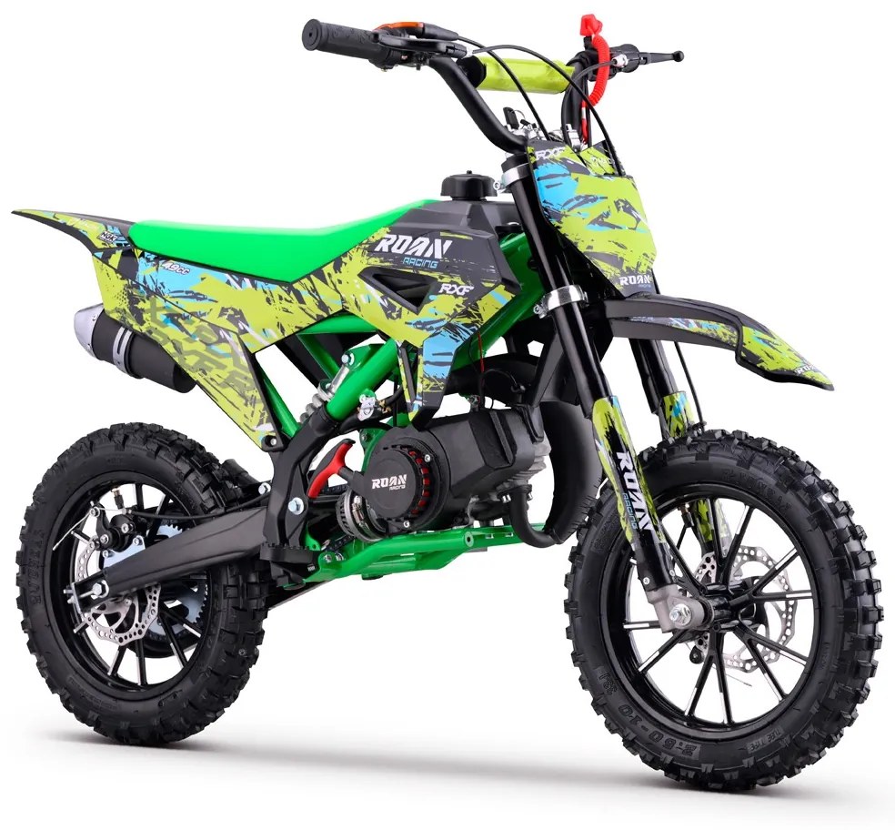 MINI MOTO PARA CRIANÇAS MiniCross Roan RXF 49cc 4.5CV Verde
