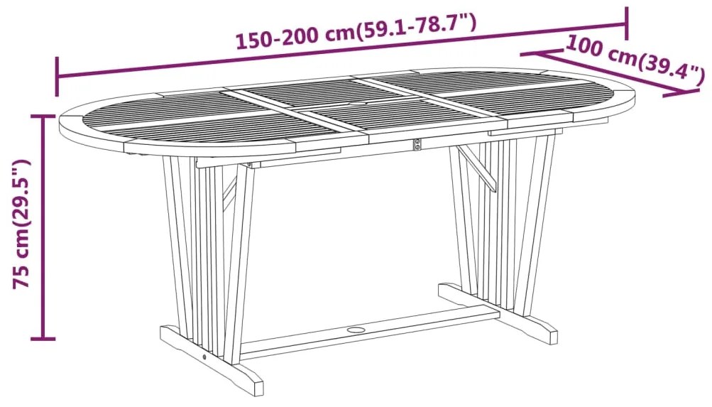 5 pcs conj. jantar para jardim madeira de eucalipto maciça