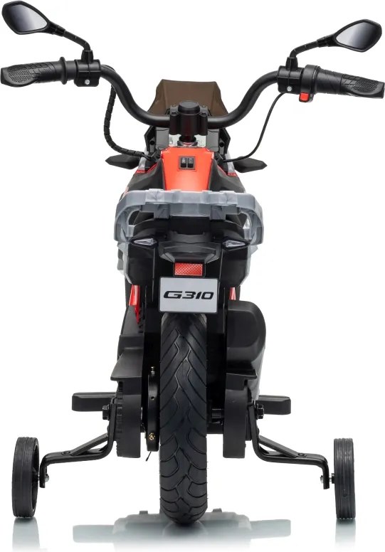 Mota eletrica para Crianças 2 a 5 anos 12V BMW G310GS Rodas EVA, vermelha