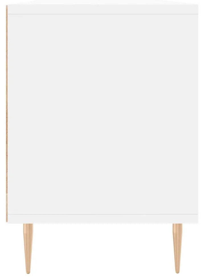 Móvel de TV 150x30x44,5 cm derivados de madeira branco