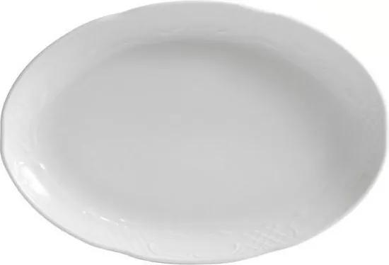 Tabuleiro Augusta Porcelana Branco (32 x 22 x 3,5 cm)