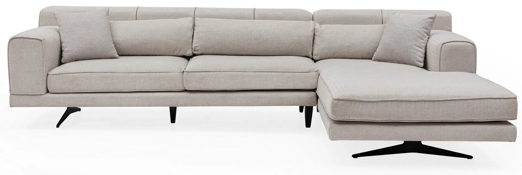 Sofá de Canto Jivago – Bege – 308 x 198 cm