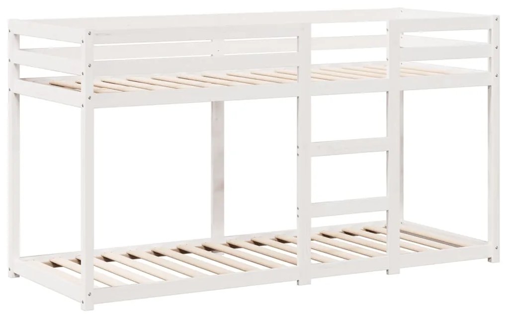 Beliche com telhado 75x190 cm madeira de pinho maciça branco