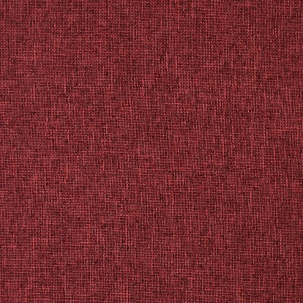 Cadeira de piso giratória tecido vermelho tinto