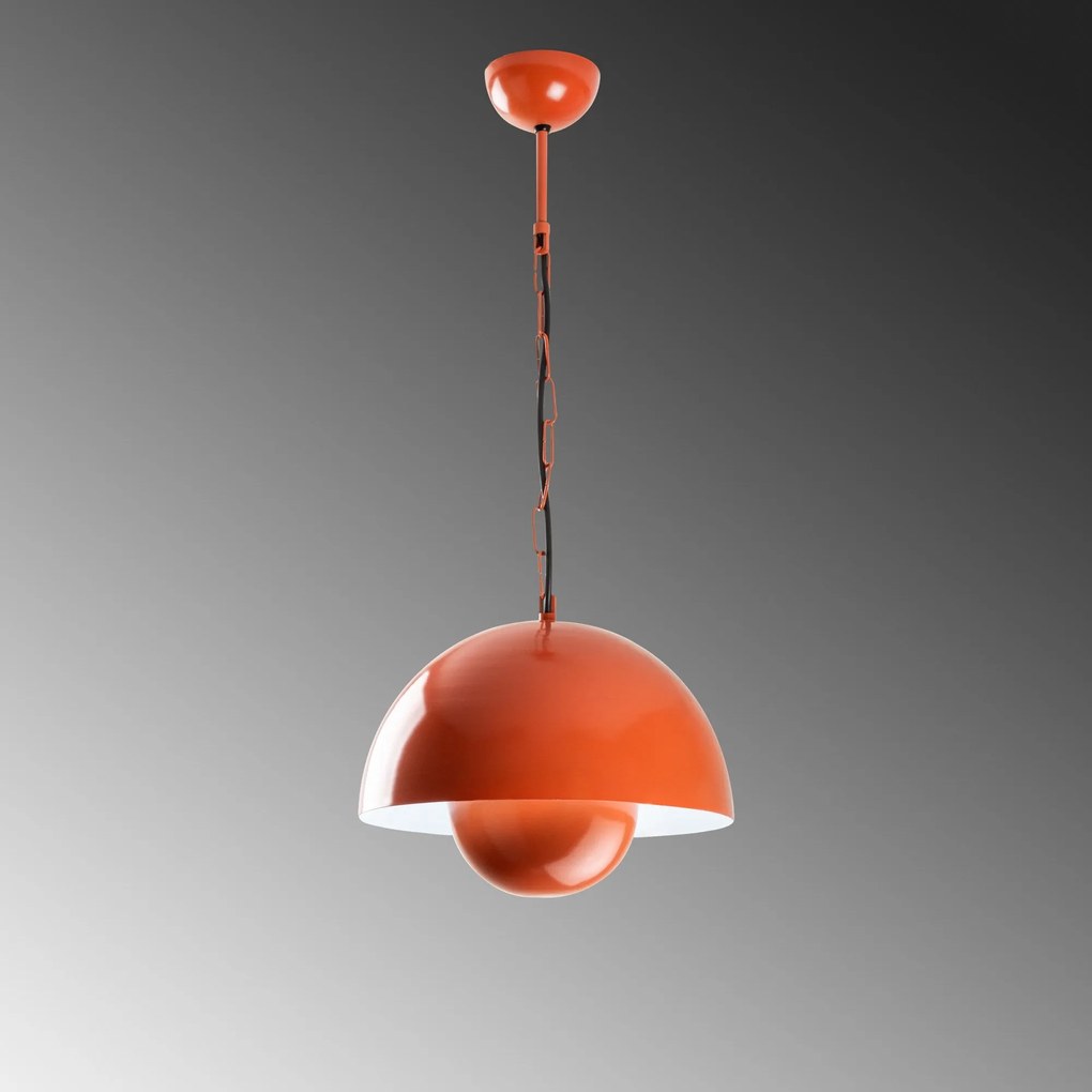 Candeeiro de Teto Kure – Laranja – Ø30 h:25 cm
