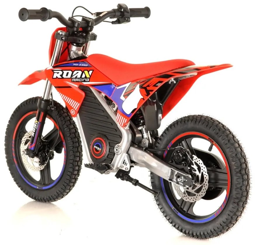 Mini moto elétrica para crianças Minicross electrica 350W 14/14" Warrior MX-E350 Vermelha