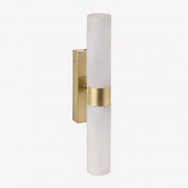 Aplique De Parede Led Para Casa De Banho Em Aço Inoxidável Zarivo Dourado - Sklum
