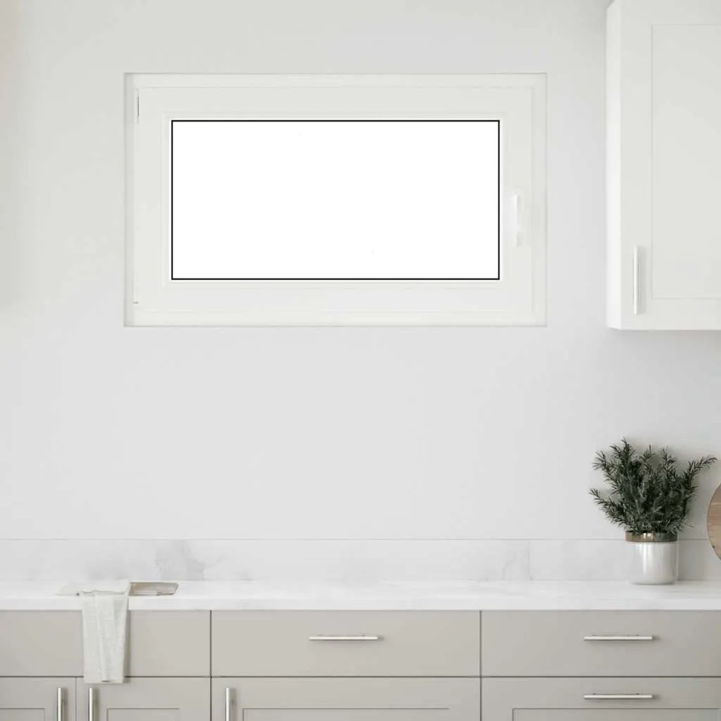 vidaXL Janela de porão "RISOR" 100x70 cm oscilobatente DIN esquerda antracite