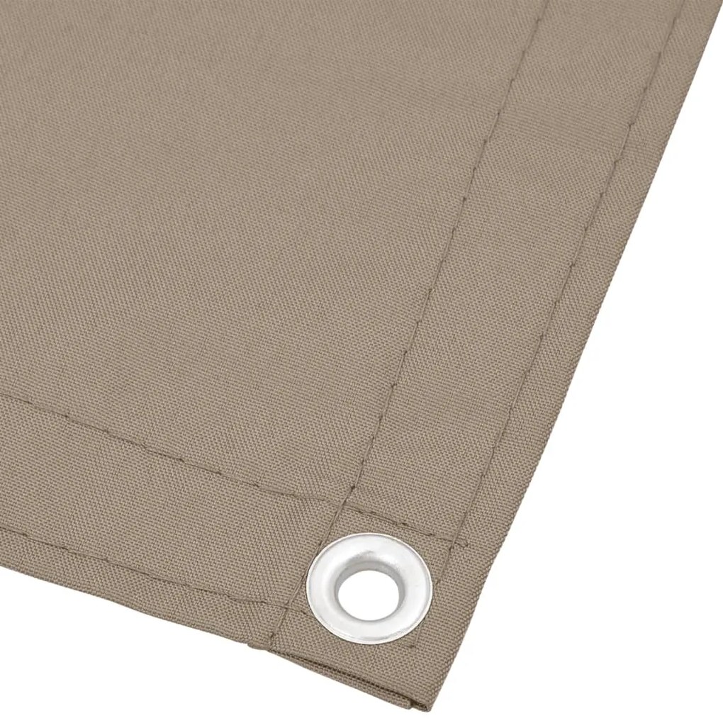 Tela varanda 75x800 cm 100% poliéster oxford cinza-acastanhado