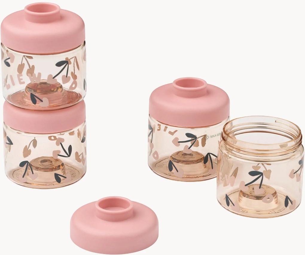 Caixas de snacks para crianças Dominique, conjunto de 4