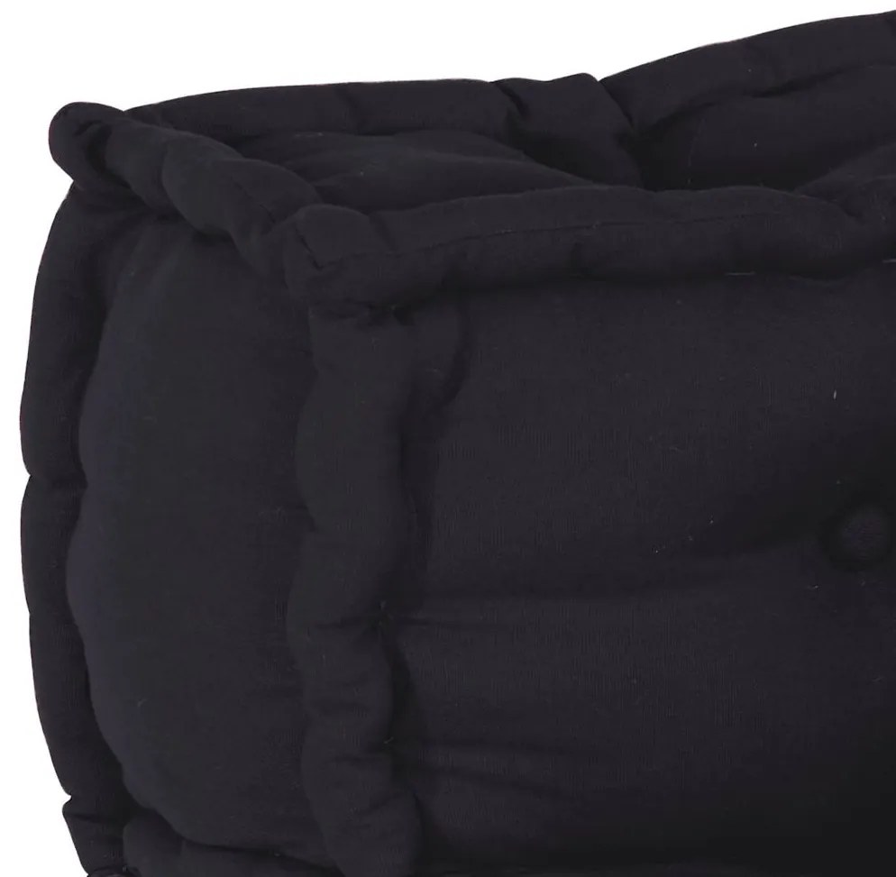 Pufe modular 70x70x54 cm tecido antracite
