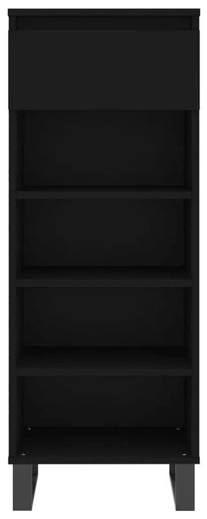 Sapateira 40x36x105 cm derivados de madeira preto