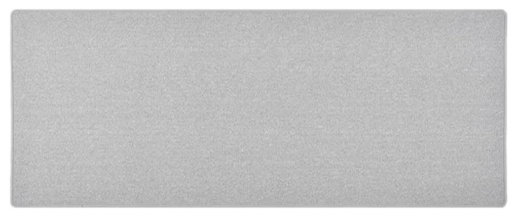 Tapete/passadeira 80x200 cm cinzento-claro