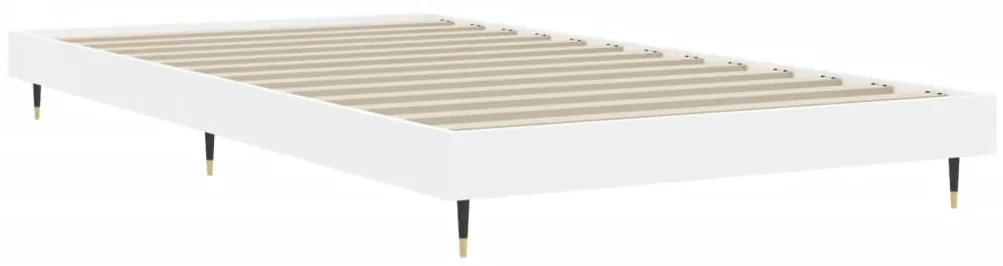 Estrutura de cama 90x190 cm derivados de madeira branco