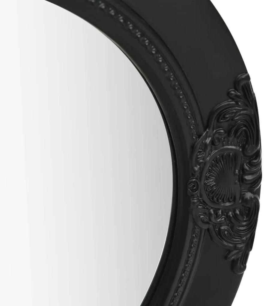 Espelho de parede estilo barroco 50 cm preto
