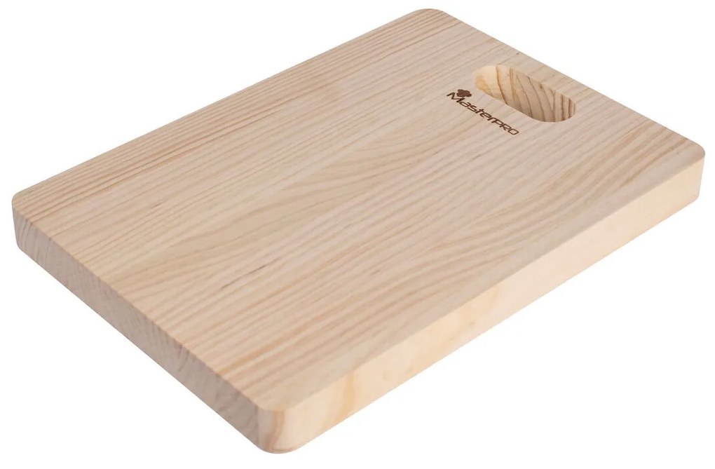 Tábua de corte Masterpro Natural 35 x 25 x 3 cm madeira de pinho 35 cm