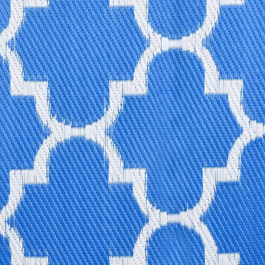 Tapete de exterior 160x230 cm ARAKIL PP azul