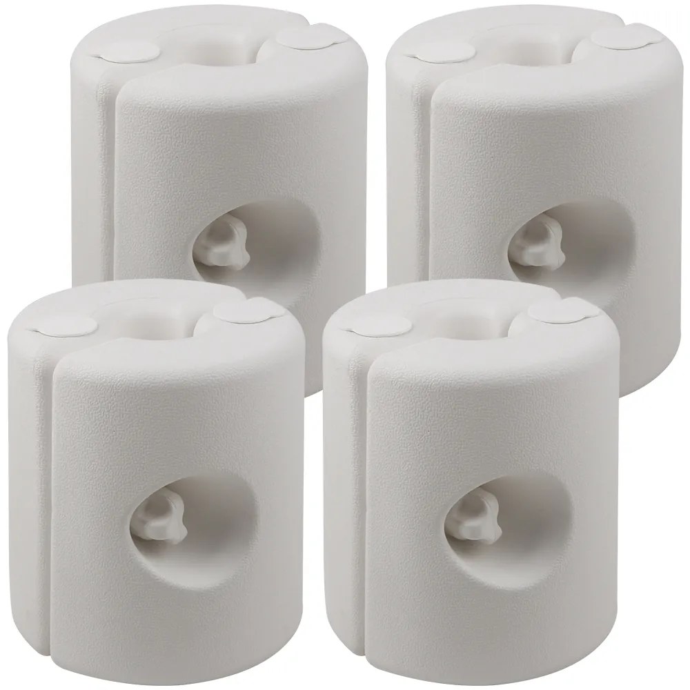 Conjunto de 4 suportes para pavilhão (NÃO INCLUÍDO) 25 cm Branco
